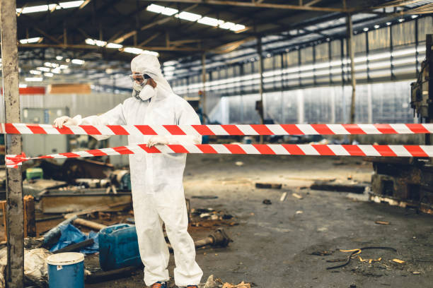 Professional Trauma Scene Cleanup technician working in Topanga, CA
